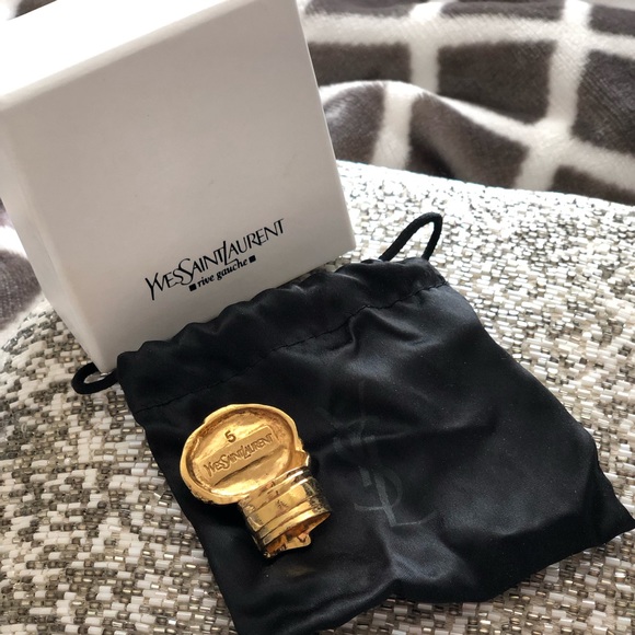 YSL Yves Saint Laurent turquoise Arty Ring - Picture 4 of 5